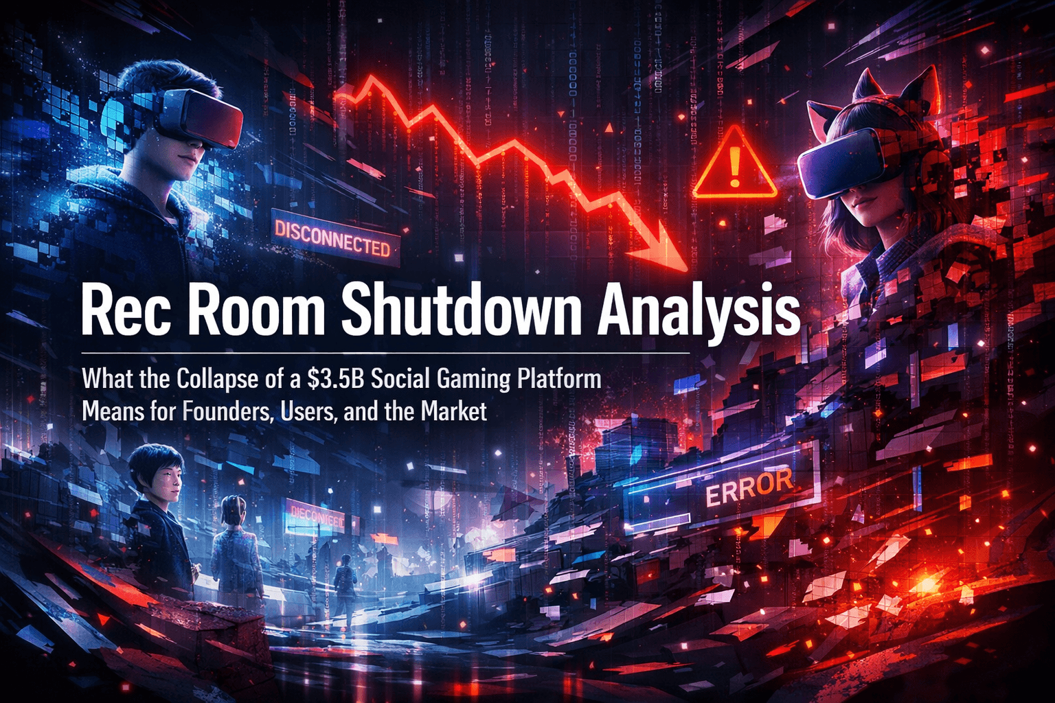 Rec Room Shutdown Analysis: What the Collapse of a $3.5B Social Gaming Platform Means for Founders, Users, and the Market